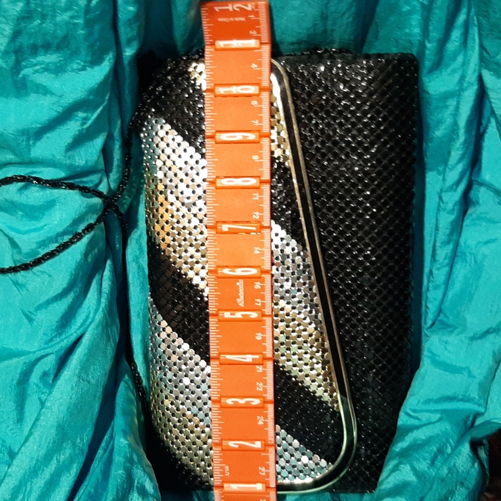Vintage chain mail evening clutch